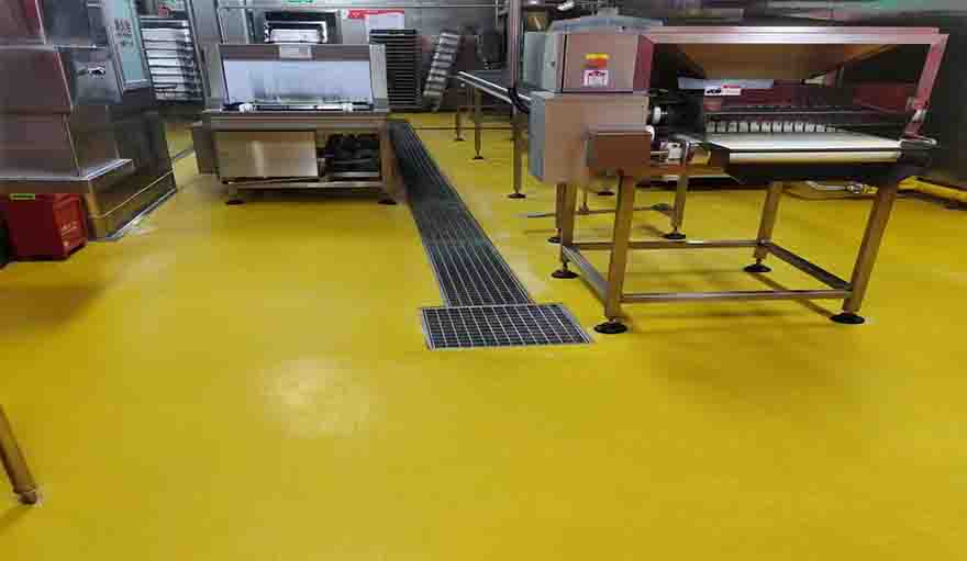 为什么说水性聚氨酯砂浆地面是为食品厂 “量身定制” 的地面材料